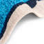 Craft Brush Diva Blue Recycled P.E.T Area Rug-129389052