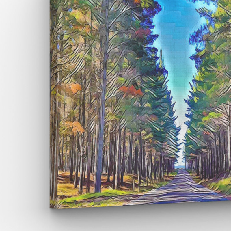 ByZo Art - To To Path I Go, H 32 po x l 48 po x P 1,25 po