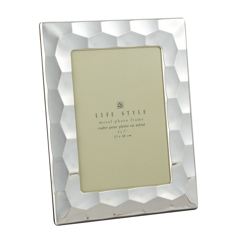 Cadre photo Lewellyn Prism, 4 po x 6 po, Argent