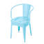 ENSEMBLE MÉTAL 3 PCS LOURDES - Bleu clair mat