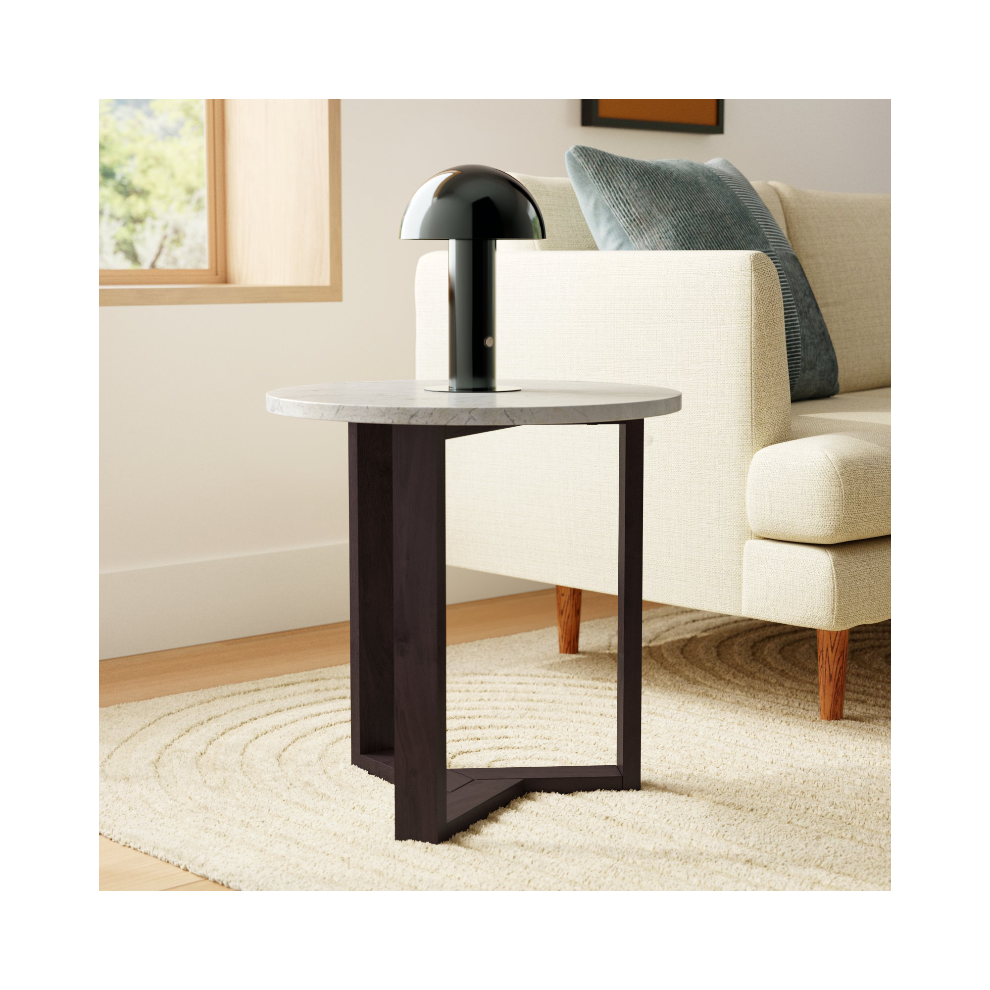 Hollins Side Table, Black