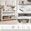 Table console avec tiroirs et tablettes ouvertes-1295890881-1295890883-1295890887