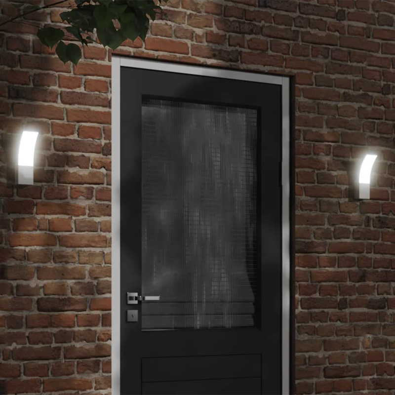 Davieon Plug-in LED Outdoor Wall Lights, White