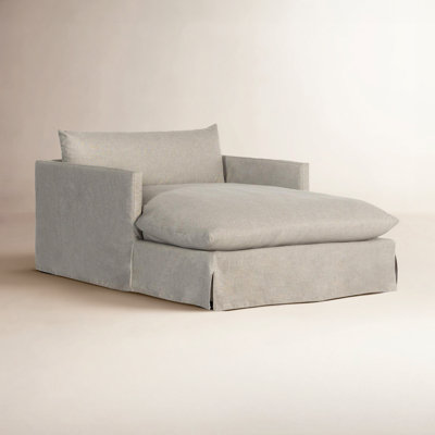 Janette Slipcovered Chaise Lounge