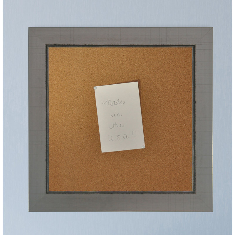 Linlin Wall Cork Bulletin Board, 2' 5" H x 2' 5" W