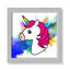 Art sur toile licorne arc-en-ciel-47848630-47848638