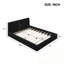 Grand lit plateforme tapissier-383037288