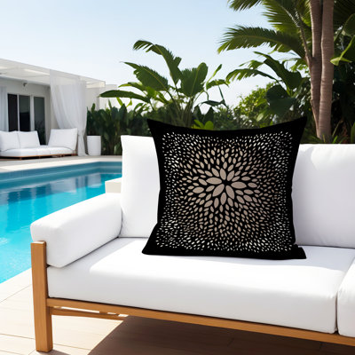 Coussin décoratif intérieur / extérieur en polyester filé à la main Bavière