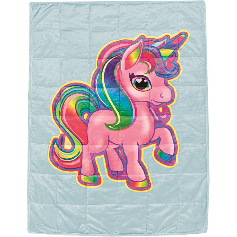 Bell + Howell Unicorn Weighted Throw Blanket