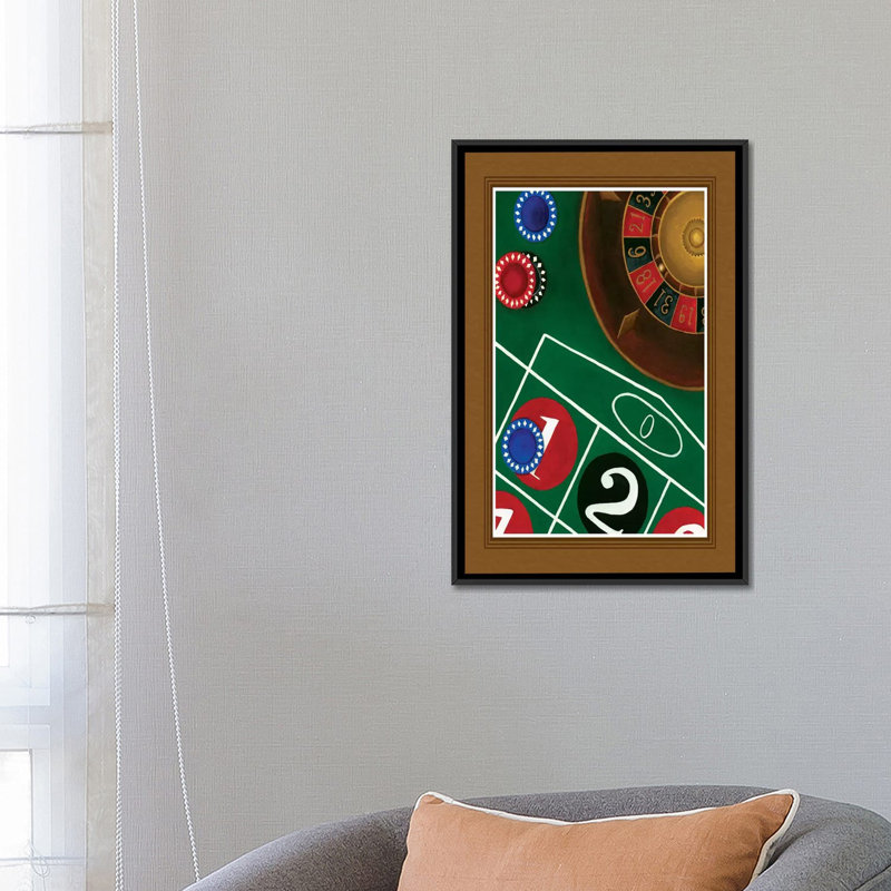 «One for the argent», reproduction sur toile, H 60 po x l 40po x P 1,5 po, Toile avec cadre flottant noir, Pas de tapis