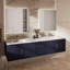 Meuble-lavabo double 80 po Geneva, lavabos carrés et sans miroir-1943206778-1992183038
