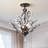 Darcey 4 - Light 18.1" Unique Flush Mount with Crystal Accents