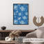Motif floral de fleurs bleues IV-992766288