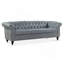 Canapé Chesterfield à accoudoirs roulés 84,65 po