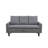 Light Gray Linen Storage Sofa