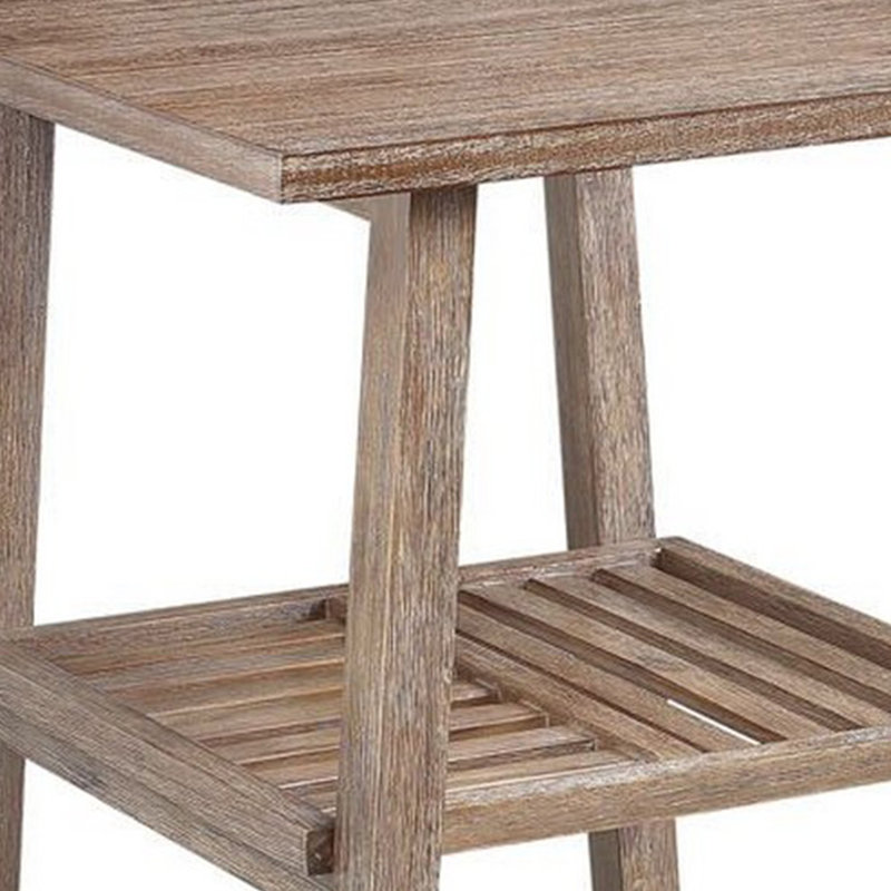 Kahri Solid Wood End Table