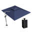 Parasol en porte-à-faux rectangulaire avec lumières solaires 9 pi x 12 pi Gira-1016716625