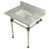 Carrara Marble/Polished Nickel