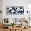 Ensemble de 1 tableau sur toile à motif floral-129275771-129275770