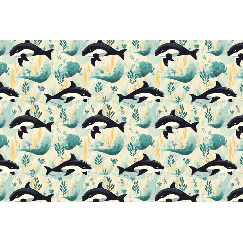 Brajan Killer WhaleBrajan Bedding, Twin Comforter