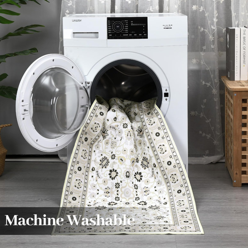 Tapis lavable antidérapant et lavable, Rectangle 8 pi x 10 pi