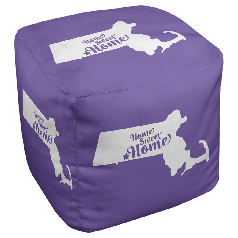 Repose-pieds cubique the home springfield the massachusetts, Mauve