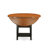3 Piece Dining Room Furniture Set Contains a Round Kitchen Table with Dropleaf & Shelves and 2 Dining Chairs, Black & Cherry-400272935-386459554