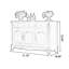 Buffet cerisier massif et bois manufacturé-583063004