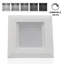 DEL remodelée IC modernisée lumière encastrée carrée 5000K