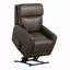 Avec fonction inclinable Fauteuil relevable de style contemporain Repose-pieds extensible Port USB Bouton de levage câblé Contrôleur de salon gris