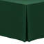 Ultimate Textile, paquet de 2, 6 pi Nappe ajustée en polyester - convient aux tables de banquet et de pliage rectangulaires de 18 po x 72 po, or-66629027-66629068-66629028