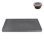 Base de douche en alcôve en acrylique gris mat avec drain central 60 po x 36 po Streamline