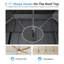 Pavillon de jardin en aluminium à toit double avec toit rigide-103556156