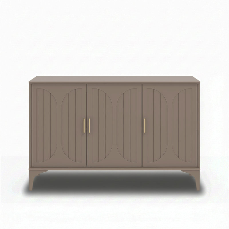  3 Door Sideboard, Warm Nude