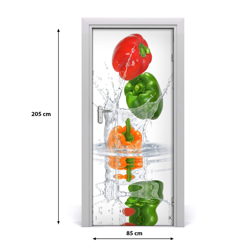 Pepper Door Decal