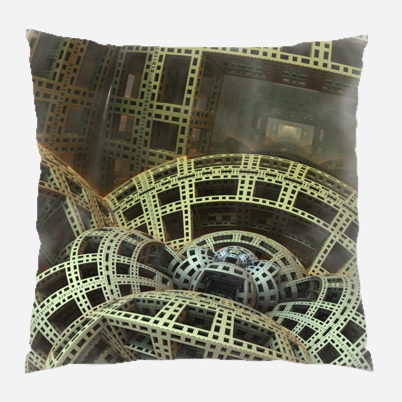 Microsuede Reversible Throw Pillow