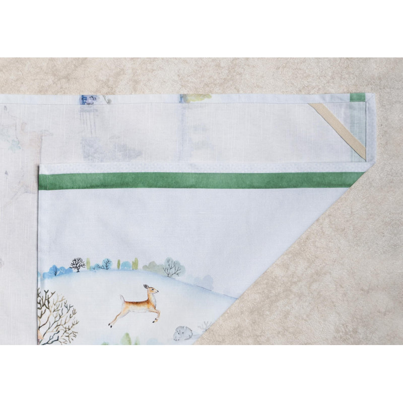 Maison d'Hermine Snowy World, ensemble de 3 torchons de cuisine 100 % coton - 51 x 70 cm