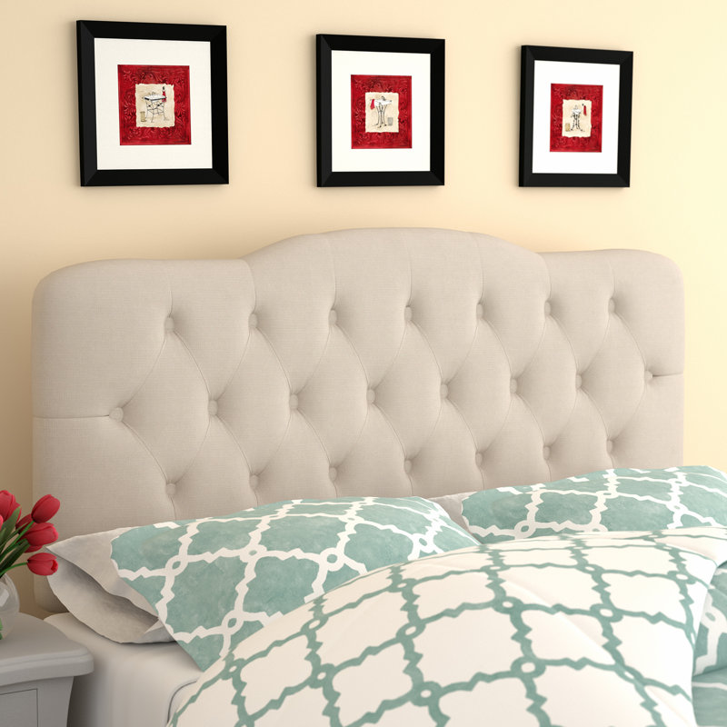 Modway Copper Grove Strathgartney Button-Tufted Upholstered Headboard, Twin, Ivory