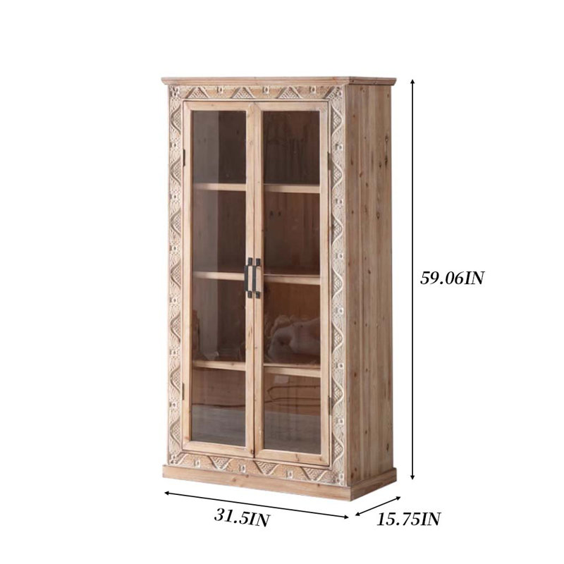 Vintage Old Style Solid Wood Cabinet