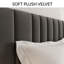 Upholstered Velvet Bed Frame-1902798200-1902798203