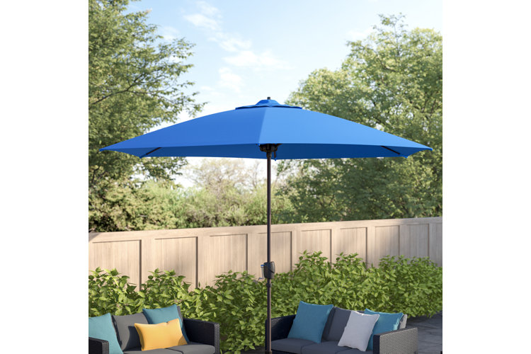 cobalt blue patio umbrellas Turquoise Cantilever Umbrella A 1.5 in Garden 10 ft Offset Cantilever