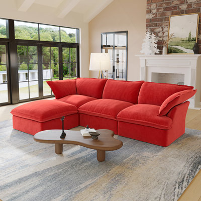 Canapé modulaire Sky en velours Sky
