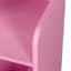 Rangement de salon en rose - 2 tiroirs et 1 armoire pour divers articles