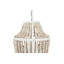 Lustre en perles de bois Julice-45450635