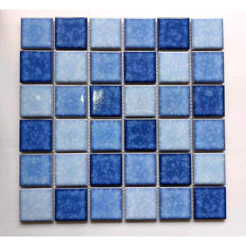 Monet 2 in. x 2 in. Glazed Porcelain Straight Edge Square Mosaic Wall & Pool Tile