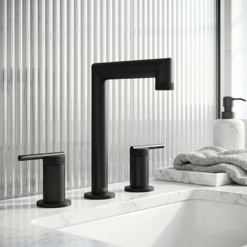 Robinet de salle de bain Sterling, Noir mat