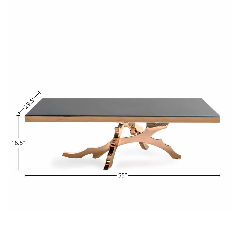 Table basse abstraite, Or