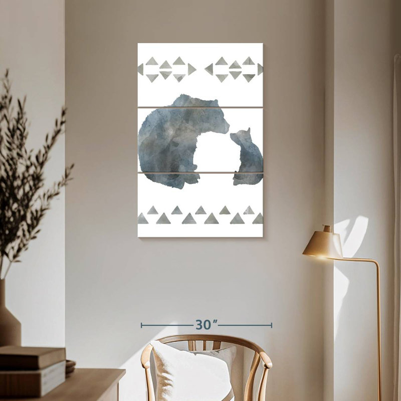 Brampt Little Man Cave Bears, 57'' H x 36'' W