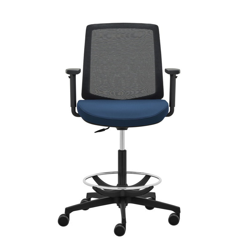Malira Foam Padding Office Chair, Navy