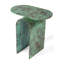 Table de bout en métal Patina